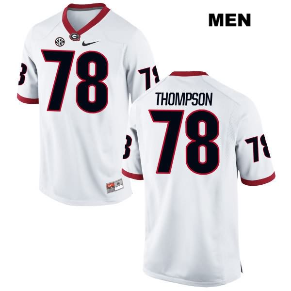 Georgia Bulldogs Men's Trenton Thompson #78 NCAA Authentic White Nike Stitched College Football Jersey WLK7356OW